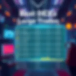 A comparison chart showing top decentralized exchanges with rates for trades over $10,000