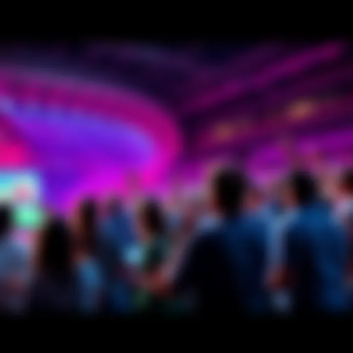 Exciting Betting Opportunities People engaging in sports betting with excitement at an event