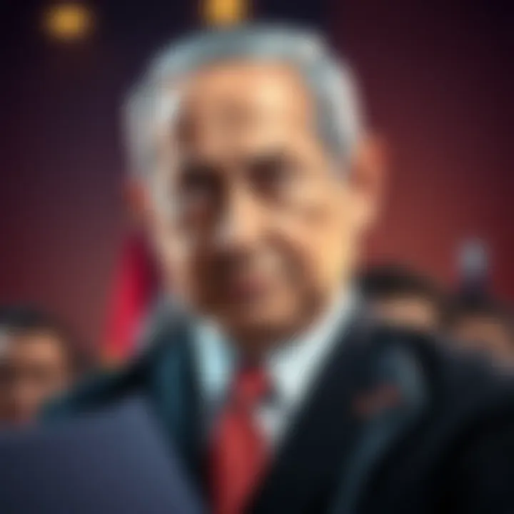 Bibi Netanyahu with worried expression Bibi Netanyahu looking concerned as he reviews reports and warnings about a potential attack.