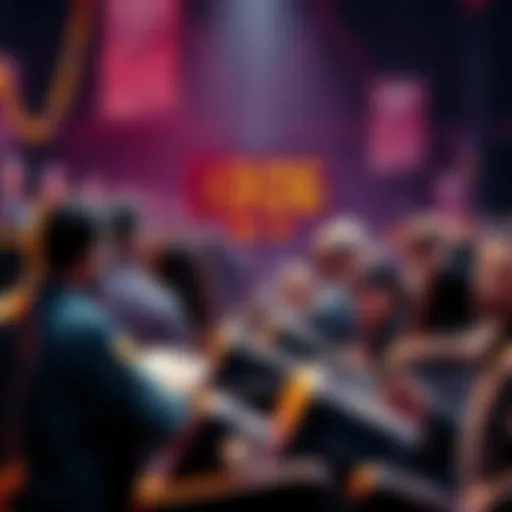 Participants actively placing bids as the countdown timer ticks down