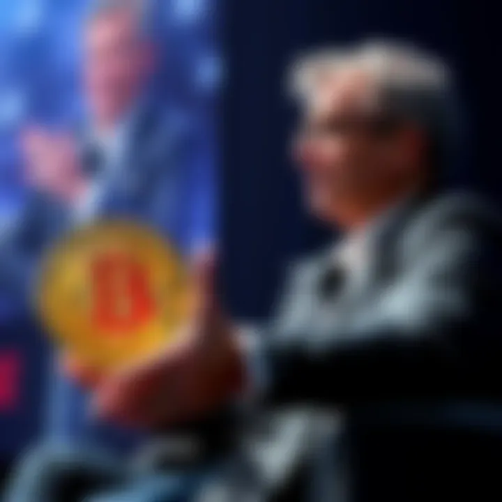 Billionaire Google CEO discussing Bitcoin's potential during a conference 12 years ago