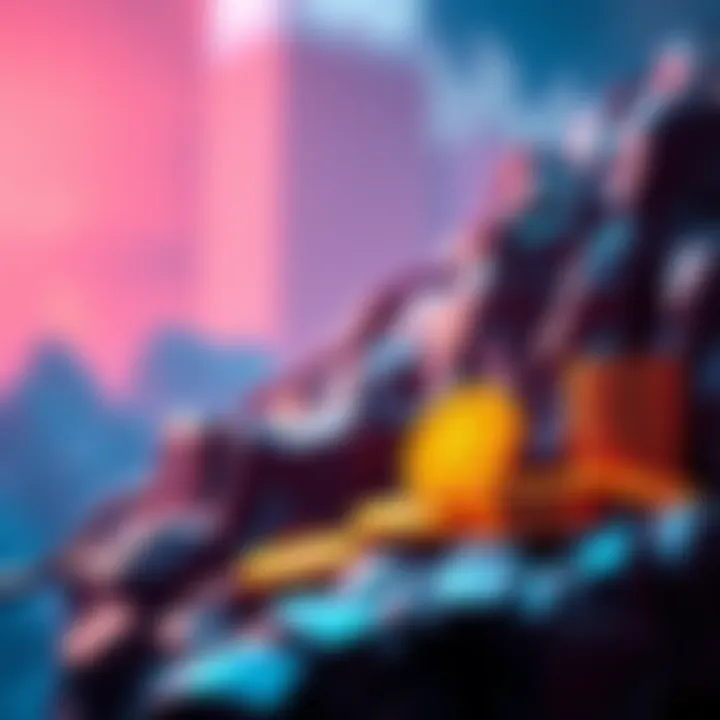 A graphic showing falling stablecoin reserves for Binance, symbolizing liquidity issues in the crypto market.