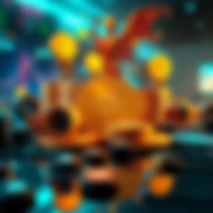 Binance Reserves Amid Rumors A visual representation of Binance's strong reserves juxtaposed with symbols of instability in cryptocurrency, reflecting the current market situation.