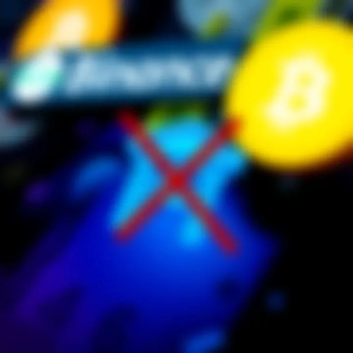 Binance logo with crossed bank symbol indicating stop on EUR deposits