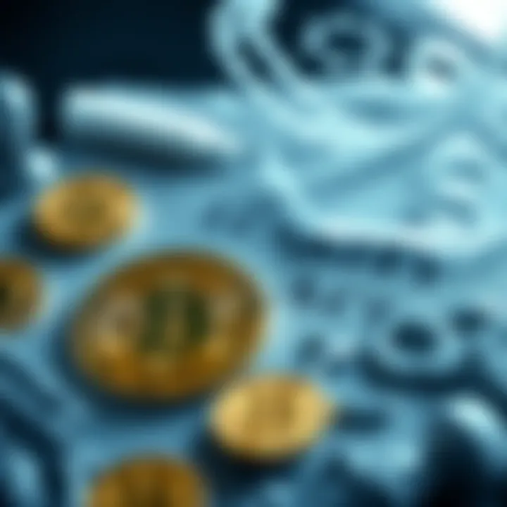 Bitcoin and Clarity Act A visual representation of Bitcoin coins alongside a legislative document symbolizing the Clarity Act, highlighting the potential for institutional investment.
