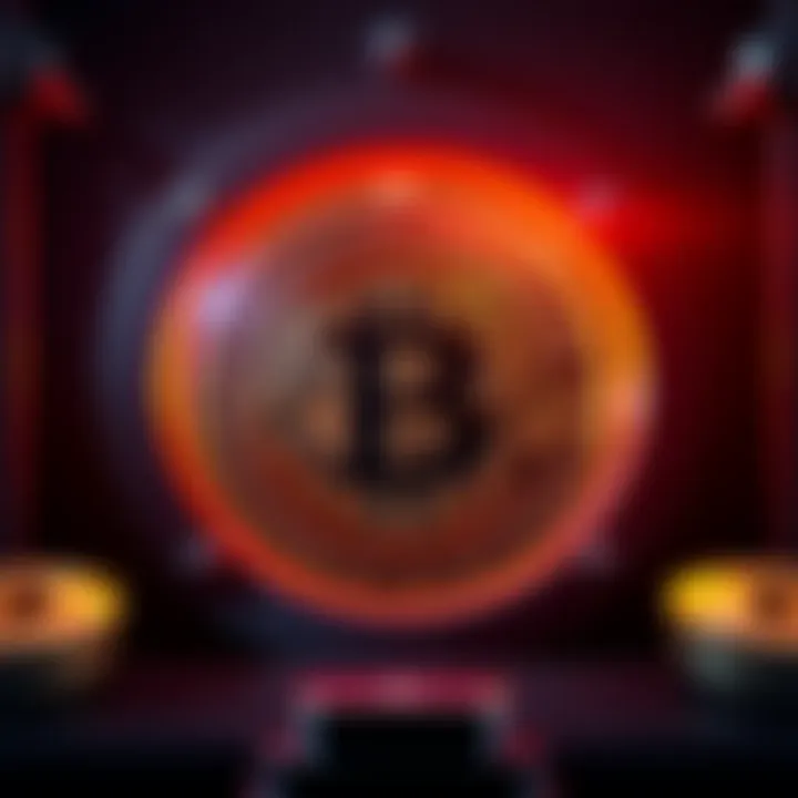 A visual representation of Bitcoin coins behind a locked vault, symbolizing Satoshi Nakamoto's inaccessible 1.1 million Bitcoin.