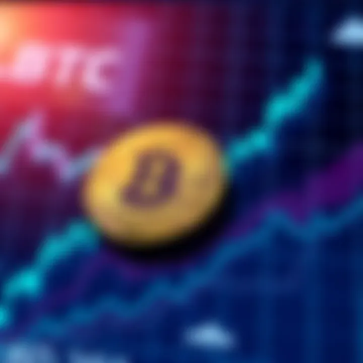 A chart showing rising prices of Bitcoin and HBAR in a market scenario