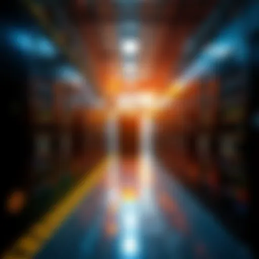 A Bitcoin mining facility being converted into an AI data center, with mining rigs being replaced by servers and networking equipment.