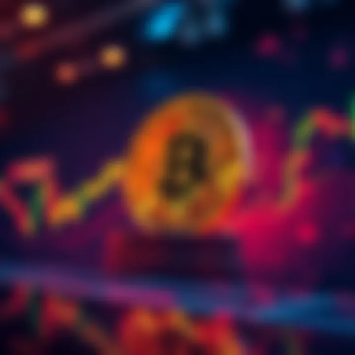 Chart showing Bitcoin's price movement trending toward $36,000 with indicators