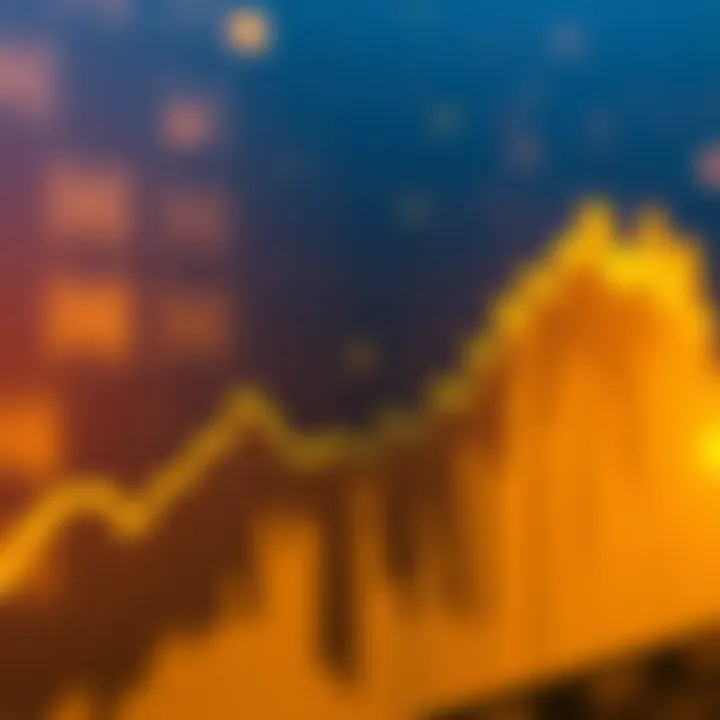 A simple line graph showing Bitcoin's price movement over time