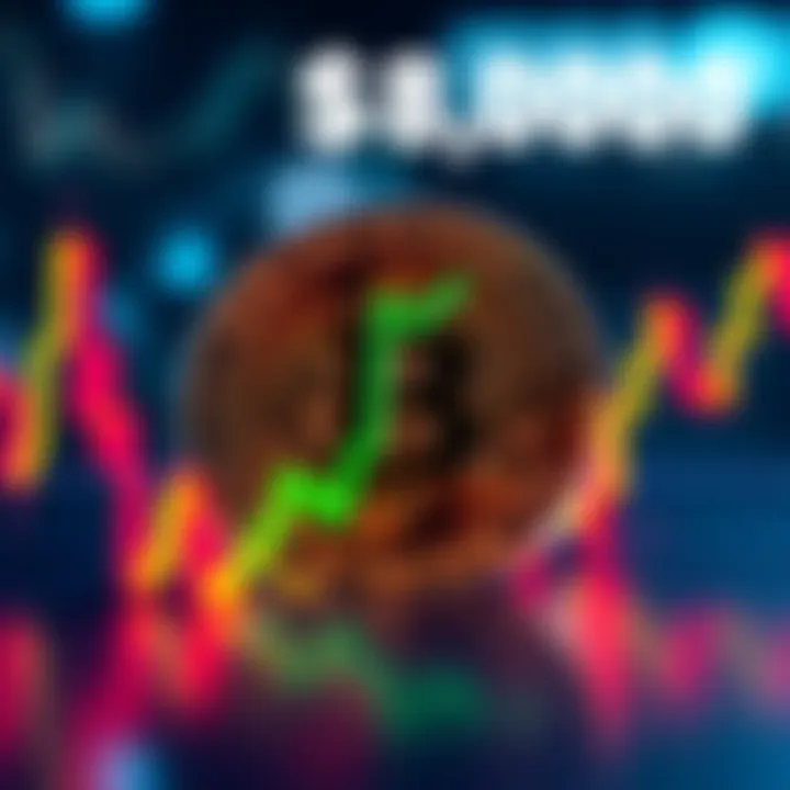 Graph showing Bitcoin price approaching $80,000 for a market correction