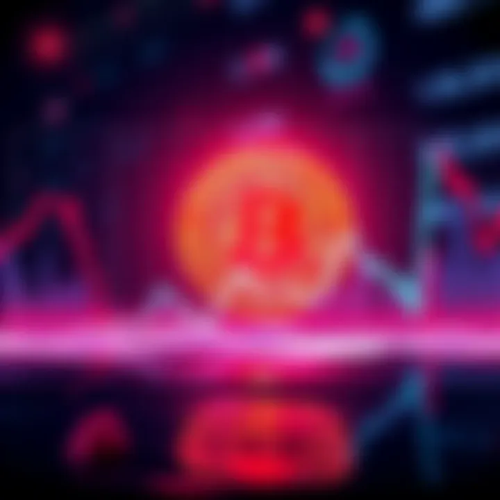 Graph showing Bitcoin's potential fall below $50K with concern from miners and investors