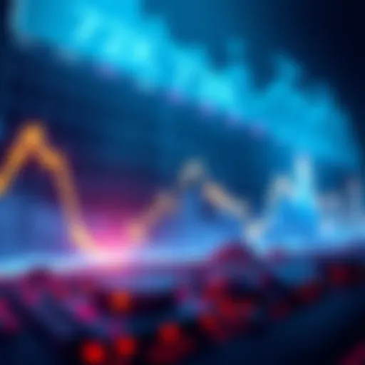 Graph showing Bitcoin price dropping to $73K with downward trend line
