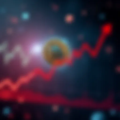 Graph showing Bitcoin's decline from $126K to $86K with a red downward trend