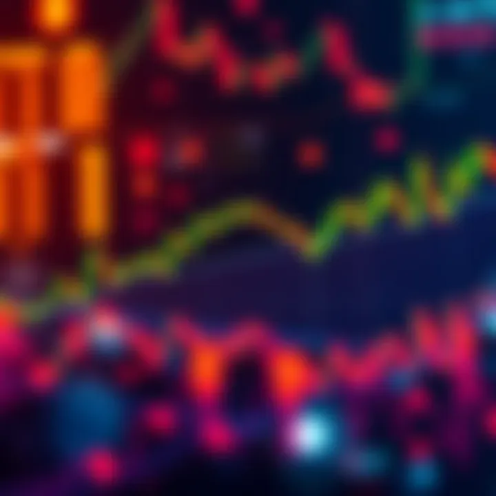 A chart showing Bitcoin's price changes with ups and downs, symbolizing its volatility as an asset.