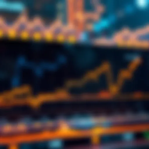 A line chart showing Bitcoin's price changes over time, highlighting significant jumps and drops in value.