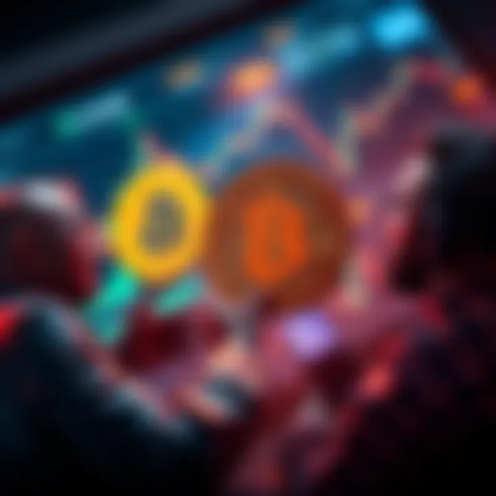 People discussing Bitcoin price levels with charts and graphs