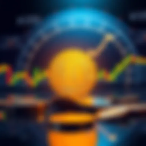 A graphic showing Bitcoin's potential price surge above $140K, with an upward trend line and market indicators in the background.