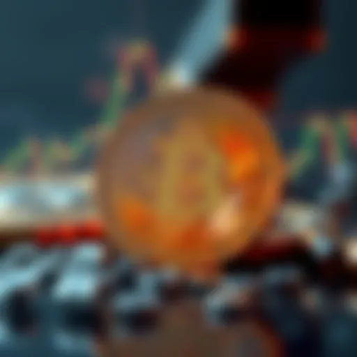 Bitcoin graphic showing price near all-time high with buying interest