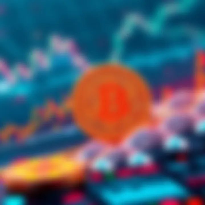 A chart showing Bitcoin's price surge to $68K alongside a representation of quantum computing risks