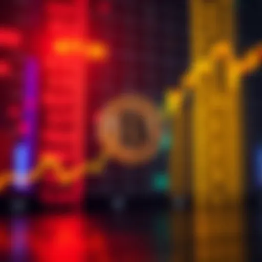 A Bitcoin price chart showing a recent upward spike, indicating a possible surge in value