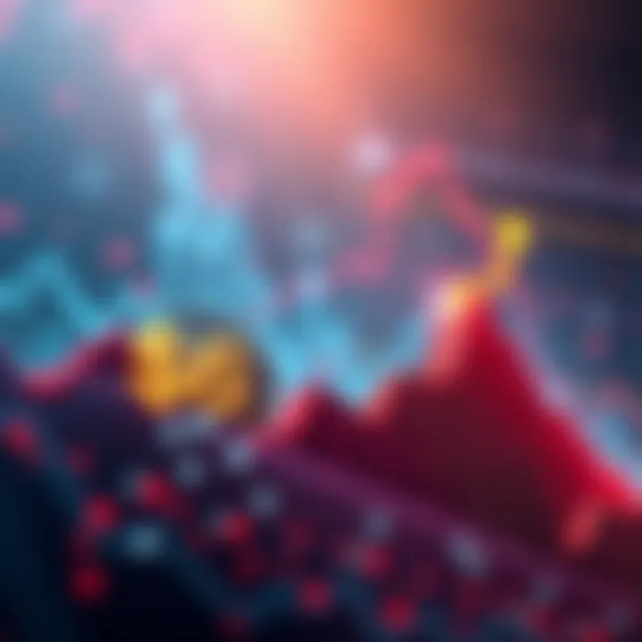 Graph showing Bitcoin price reaching $66,000 with upward trend