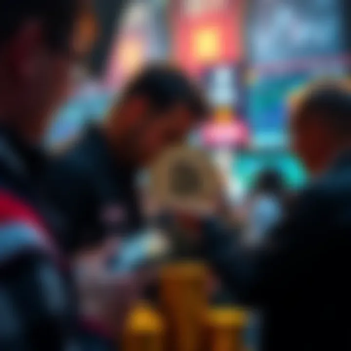 Traders selling Bitcoin as price drops, highlighting market fluctuation and profit-taking activity.