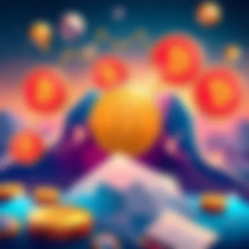 An illustration showing different strategies for selling Bitcoin, with price levels and decision points highlighted