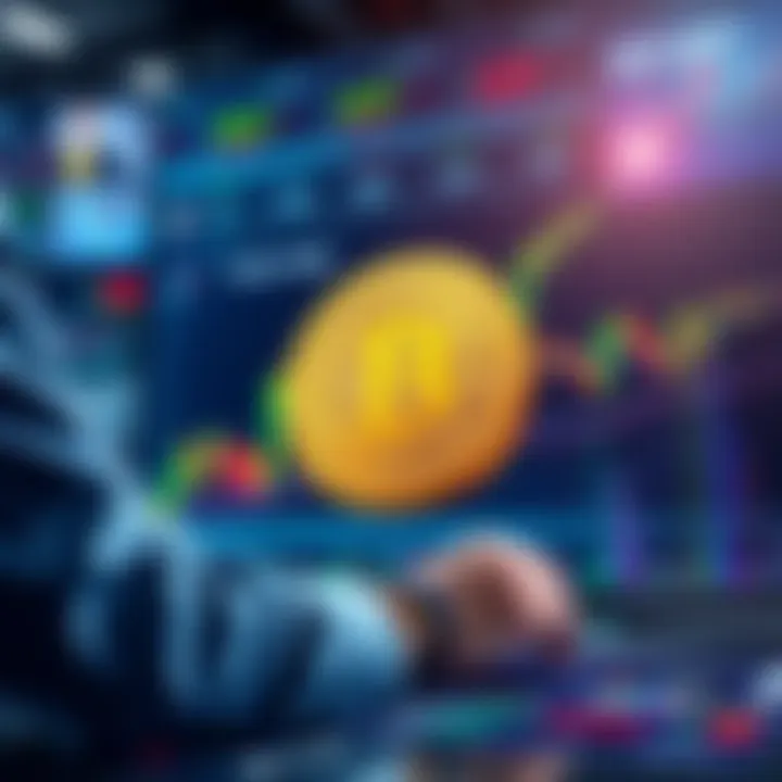 A trader analyzing Bitcoin charts and discussing selling strategies on a digital platform.