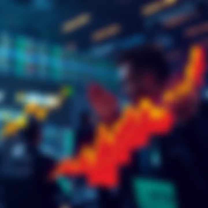 Bitcoin Surges Above $87,000 A graph showing Bitcoin's price rising sharply past $87,000, with traders reacting positively in the background.