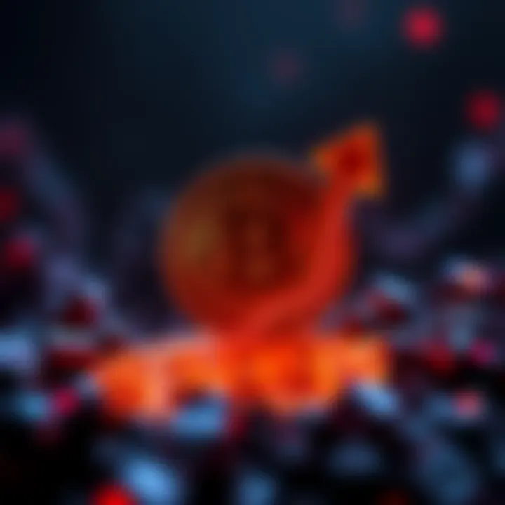 A graphic showing Bitcoin symbol with a rising arrow and $100k to represent its price surge.