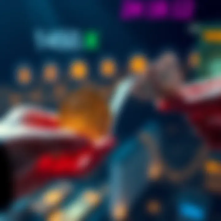 A person holding Bitcoin in one hand and cash in the other, symbolizing borrowing against cryptocurrency