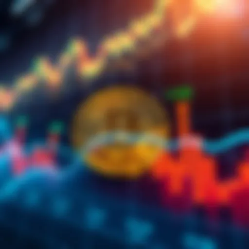 A Bitcoin price chart illustrating a significant rise to 118k, with visual indicators highlighting key investment points.