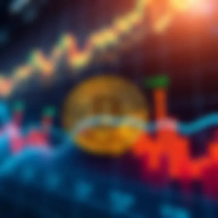 A Bitcoin price chart illustrating a significant rise to 118k, with visual indicators highlighting key investment points.