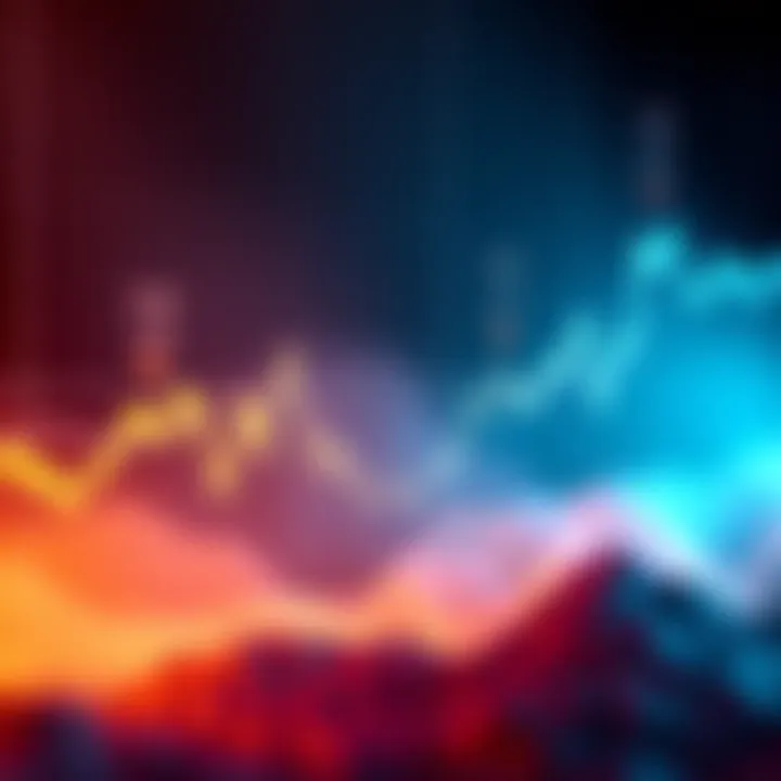 A simple graph showing a flat line representing Bitcoin's price stagnation over time, with low trading volume indicators