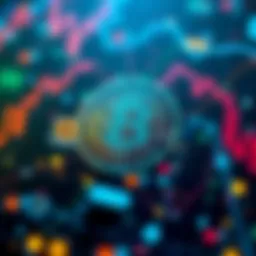 A graphic showing a Bitcoin symbol with digital elements in the background, representing cryptocurrency knowledge