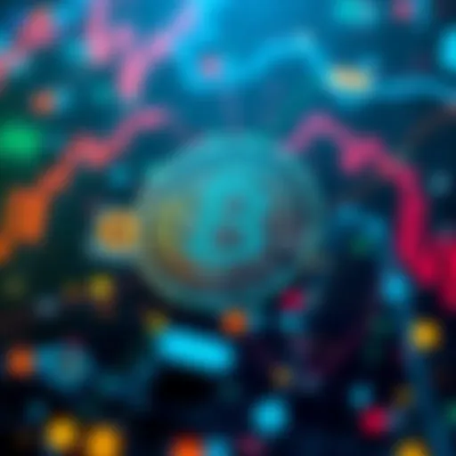 A graphic showing a Bitcoin symbol with digital elements in the background, representing cryptocurrency knowledge