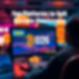 A person selling tickets for the Bitcoin 2026 Conference in Las Vegas on a computer