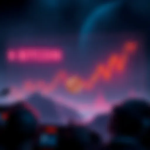 Eric Trump's American Bitcoin Corp shares drop significantly as a chart shows a steep decline.