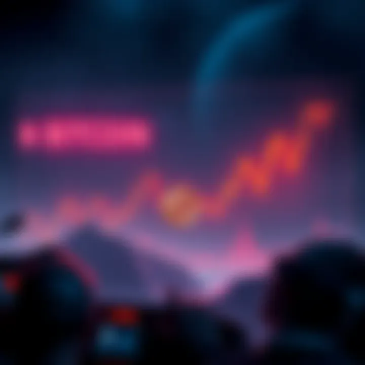 Eric Trump's American Bitcoin Corp shares drop significantly as a chart shows a steep decline.