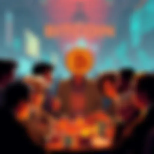 A group of people discussing Bitcoin, expressing mixed feelings about cryptocurrency and FOMO.