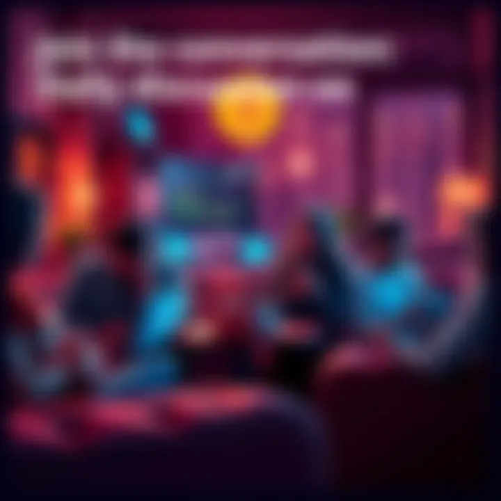 A group of people discussing Bitcoin with laptops and smartphones in a cozy setting
