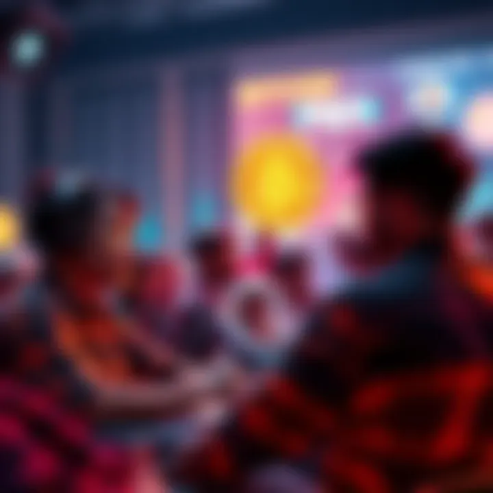 People engaging in a Bitcoin discussion, sharing thoughts and questions in a vibrant online forum