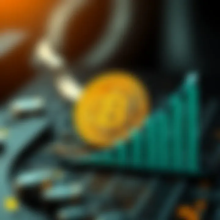 A graphic showing a stable Bitcoin symbol alongside a growing dividend graph, representing the potential for long-term earnings