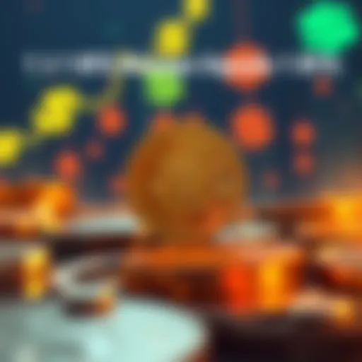A visual representation of Bitcoin symbolizing stability, showing 1 BTC as constant amidst fluctuating dollar signs in the background.