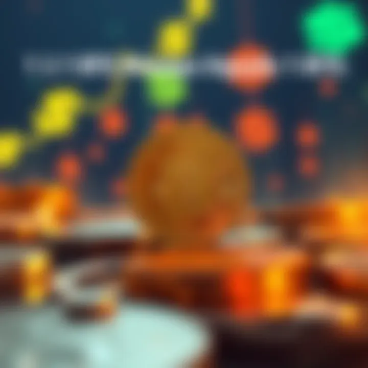 A visual representation of Bitcoin symbolizing stability, showing 1 BTC as constant amidst fluctuating dollar signs in the background.