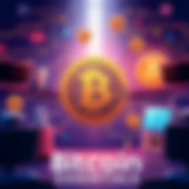 Illustration showing key Bitcoin concepts like self-custody, privacy, and decentralization with a Bitcoin symbol in the center