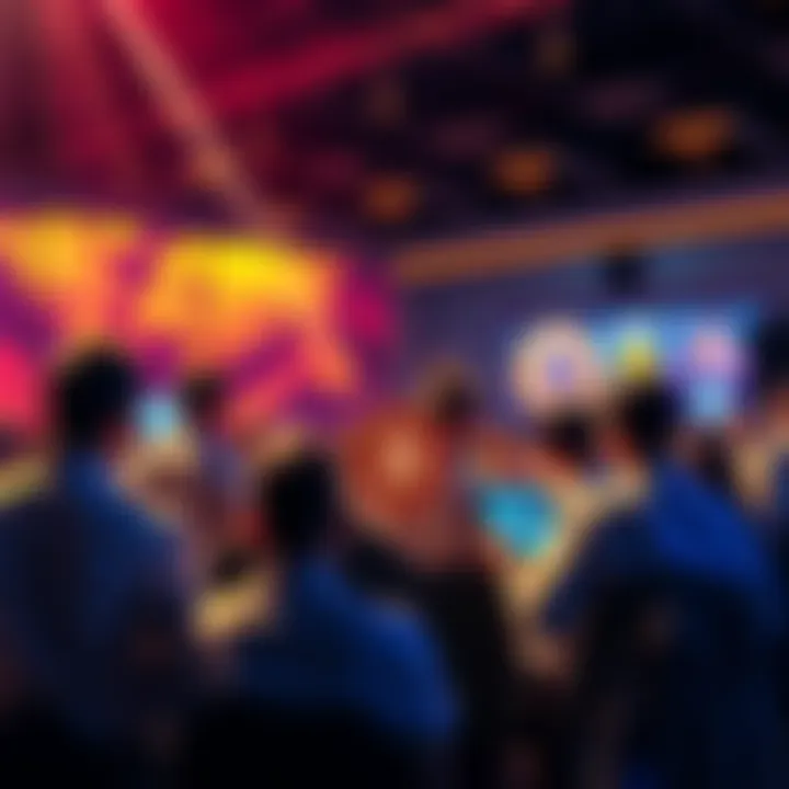 A group of people engaging in a discussion about Bitcoin topics relevant to a general audience, including mining and network security.