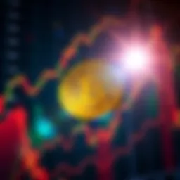 A Bitcoin logo surrounded by rising financial charts, symbolizing its impact on finance in 2026.