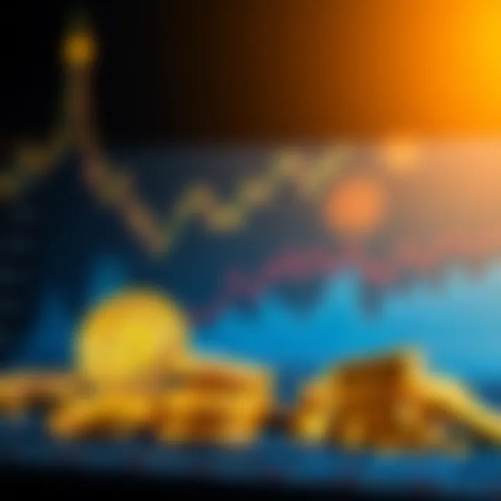 A chart comparing Bitcoin's volatility with Gold's stability, showing trends and patterns in 2026 market